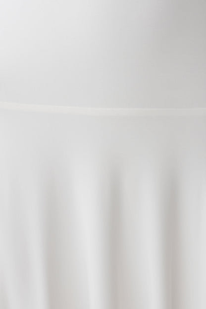 Krish Hankie Halter Midi Kleid - Weiß