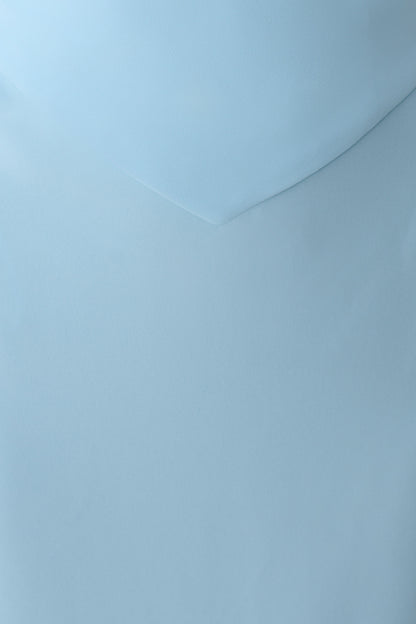 Valentina Chiffon Halter Maxi Kleid - Hellblau