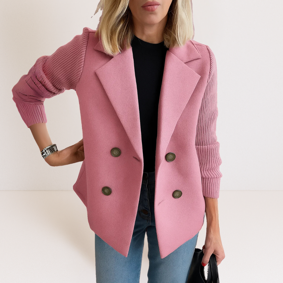 Martine | Elegante Jacke mit Strickärmeln