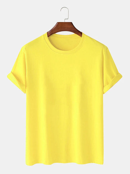 100% Baumwolle Basic T-Shirt