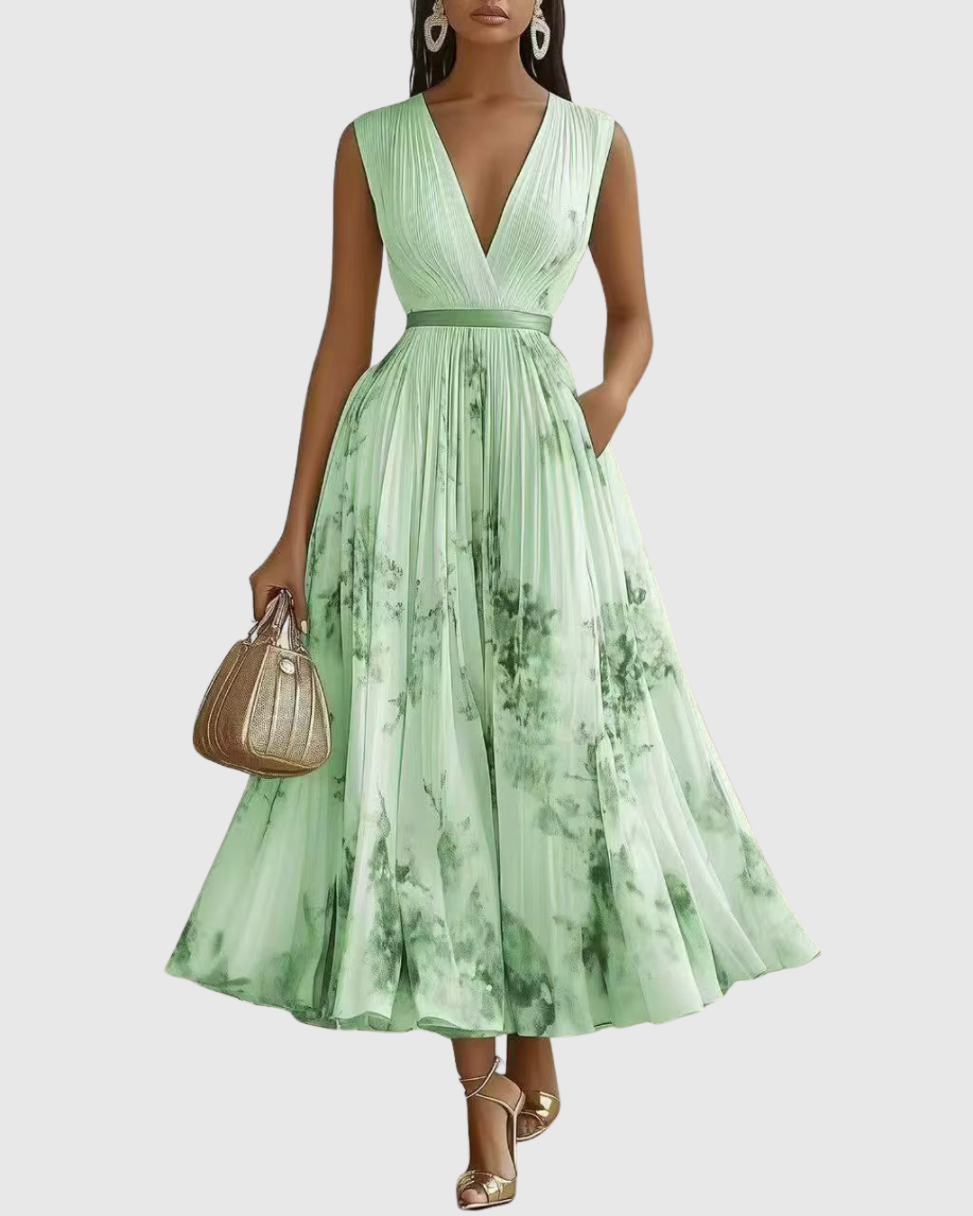 Siena™ - Elegantes Maxikleid mit Falten