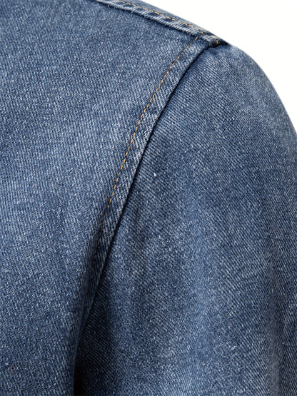 AlpenNord™ | Denim-Fleece-Jacke für Herren