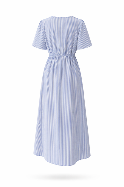 VIVIENNE | Lisa - Gestreifte Midi Kleid