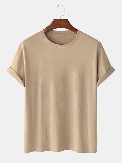 100% Baumwolle Basic T-Shirt