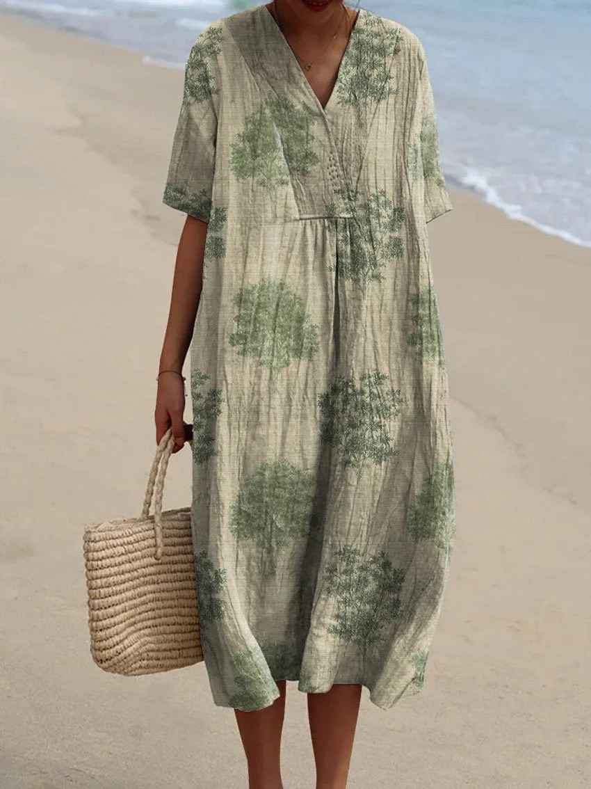 Van Elst Mode® | Sommerbrise Bedrucktes Kleid