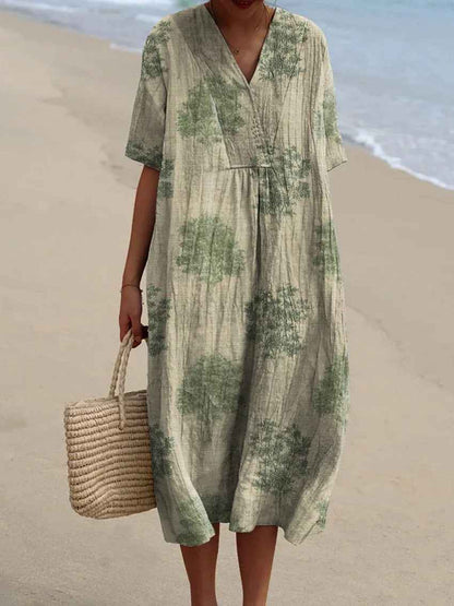 Van Elst Mode® | Sommerbrise Bedrucktes Kleid