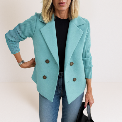 Martine | Elegante Jacke mit Strickärmeln
