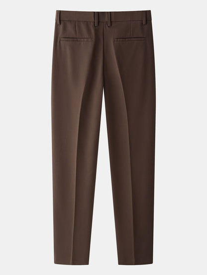 Leinenstrick-Polo & Slim Fit tapered Hose