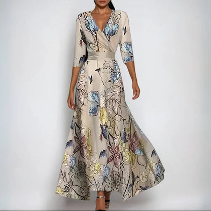 Sanne™ - Bequeme Kleid mit Dreiviertelärmeln