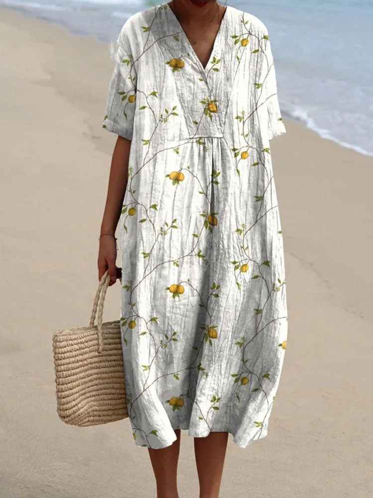 Van Elst Mode® | Sommerbrise Bedrucktes Kleid
