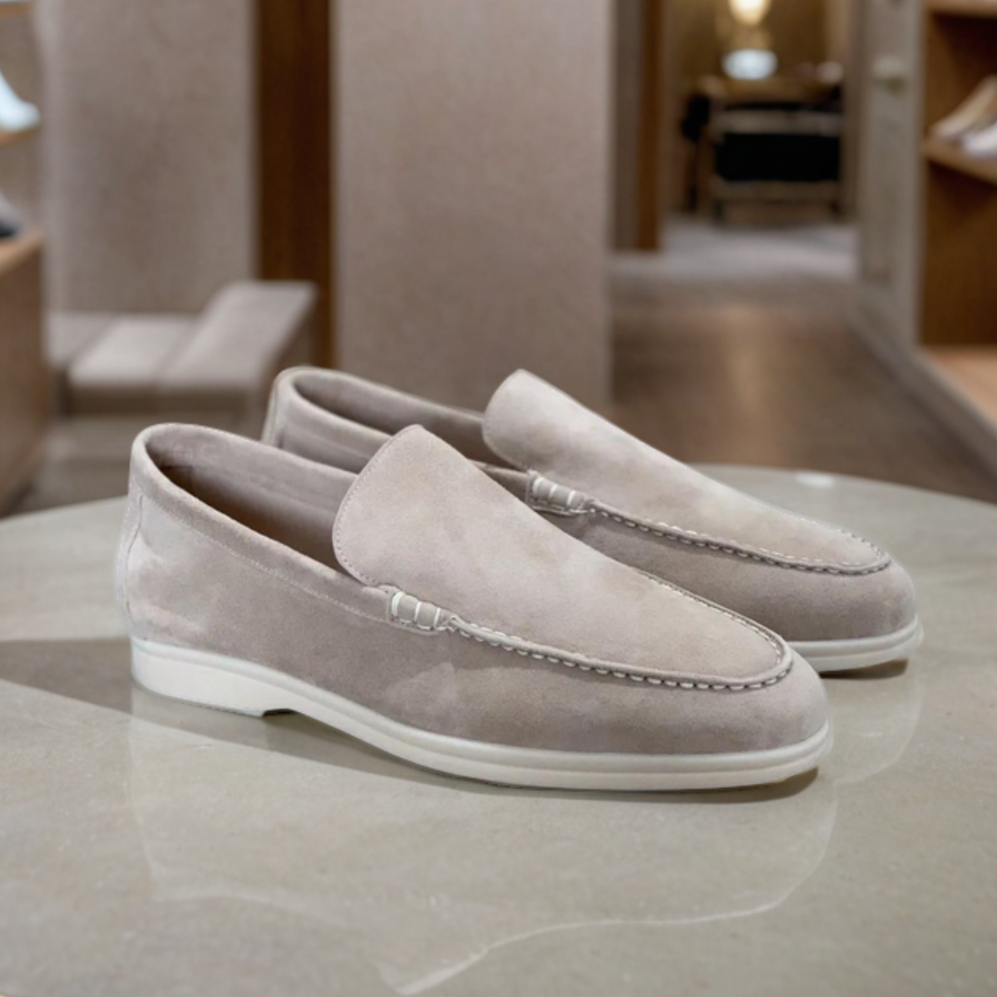 Premium Wildleder Slipper