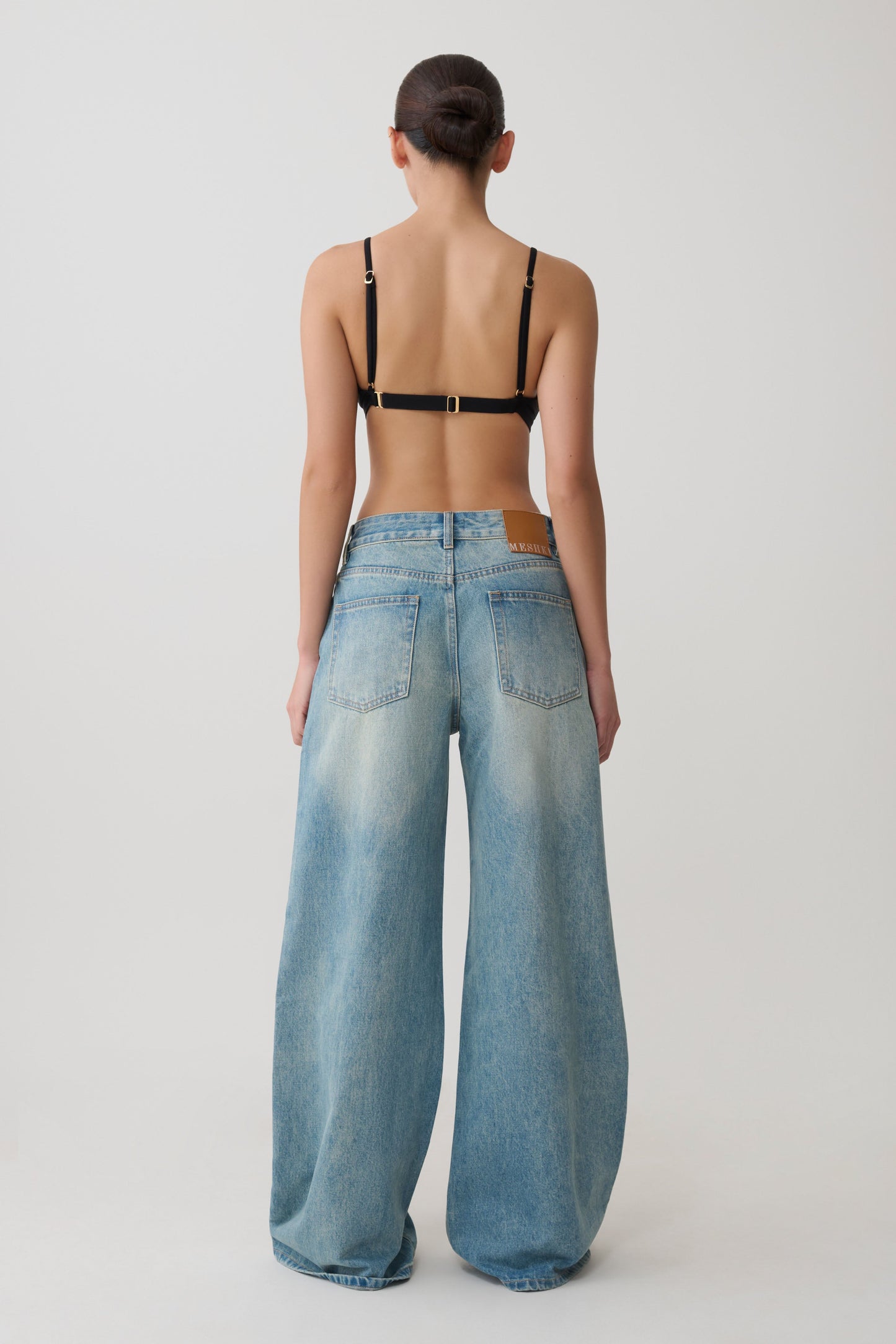 Kels Micro Triangle Bralette - Schwarz