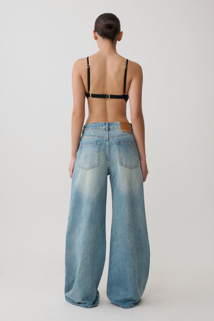 Kels Micro Triangle Bralette - Schwarz