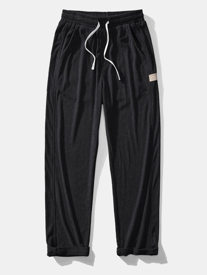 Quarter Zip Corduroy Raglan Ärmel Sweatshirt & Gerade Bein Corduroy Hose