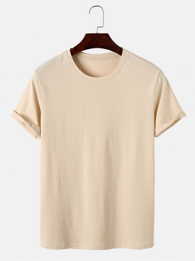 100% Baumwolle Basic T-Shirt