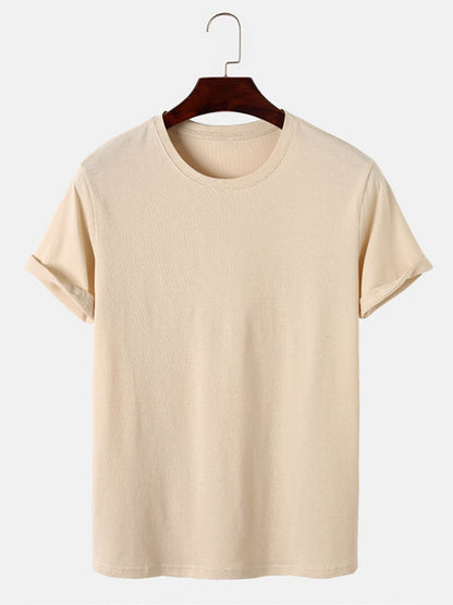 100% Baumwolle Basic T-Shirt