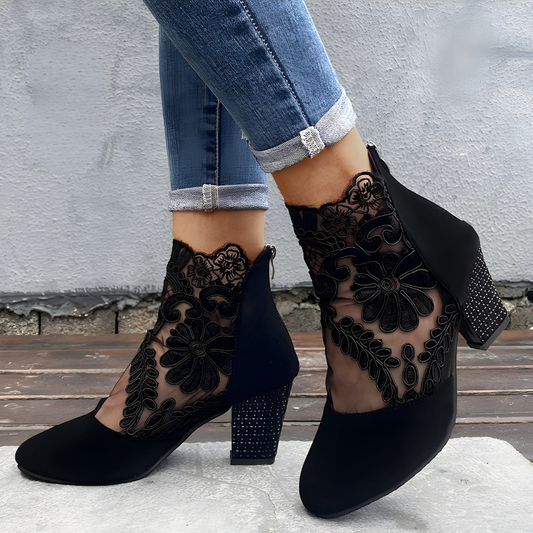 ELENA - Stilvolle atmungsaktive orthopädische Stiefeletten