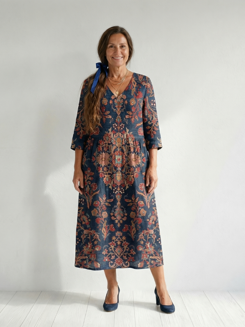 Ulrike | Weiches Midi-Kleid