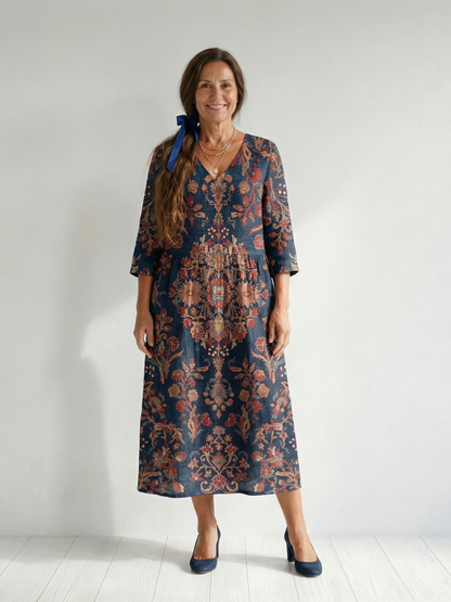 Ulrike | Weiches Midi-Kleid