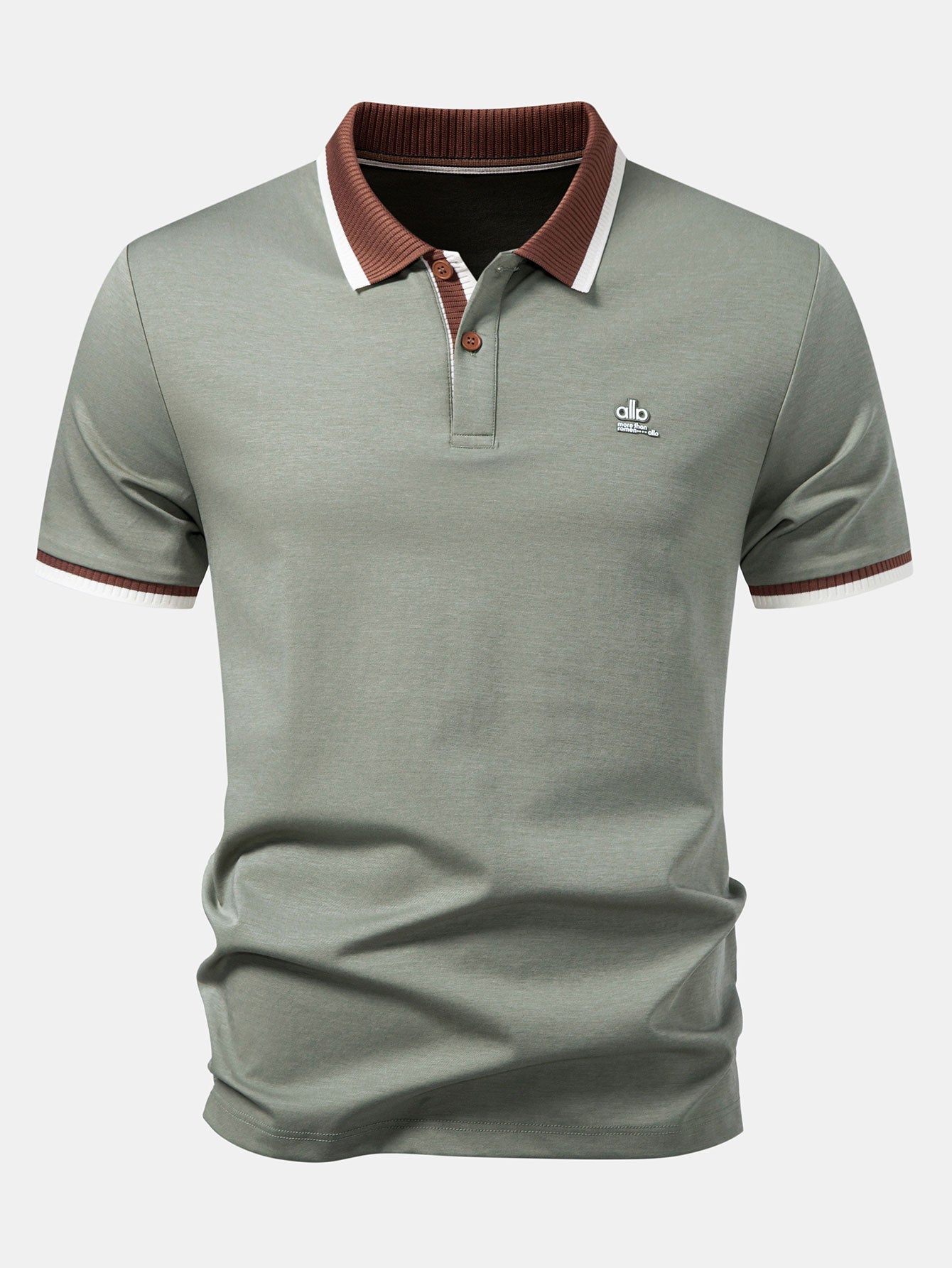 Kontrastbesatz Polo & Slim Fit Tapered Hose