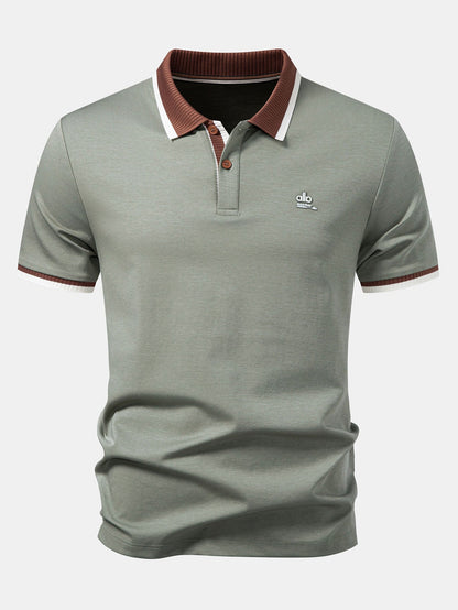 Kontrastbesatz Polo & Slim Fit Tapered Hose