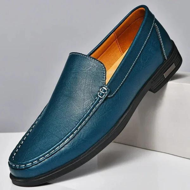 Elegante Leder Slipper