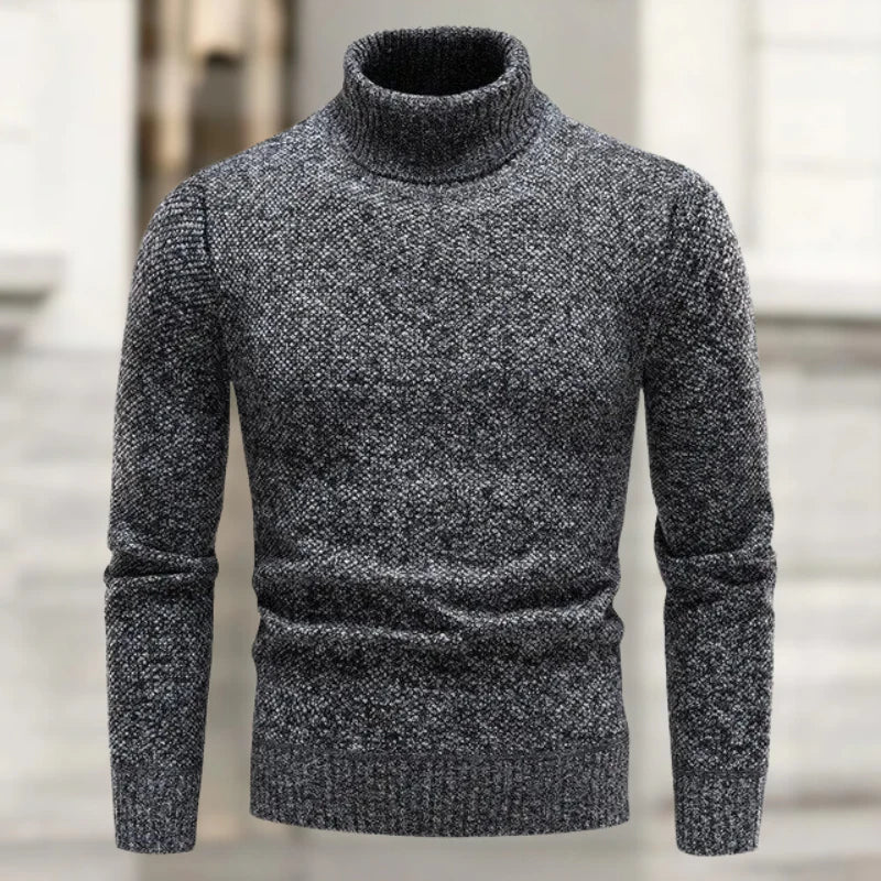 AlpenNord™ | Luxuriöser Rollkragenpullover Aus Strick