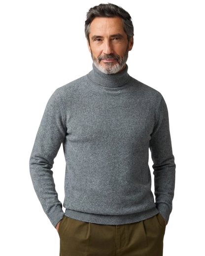 Eleganter Cashmere-Rollkragenpullover