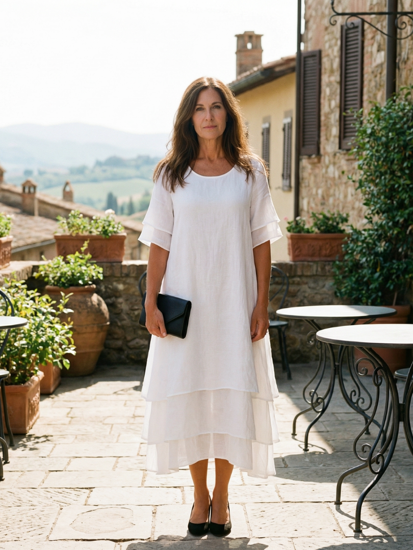Belen | Luftiges Sommerkleid mit Stufen