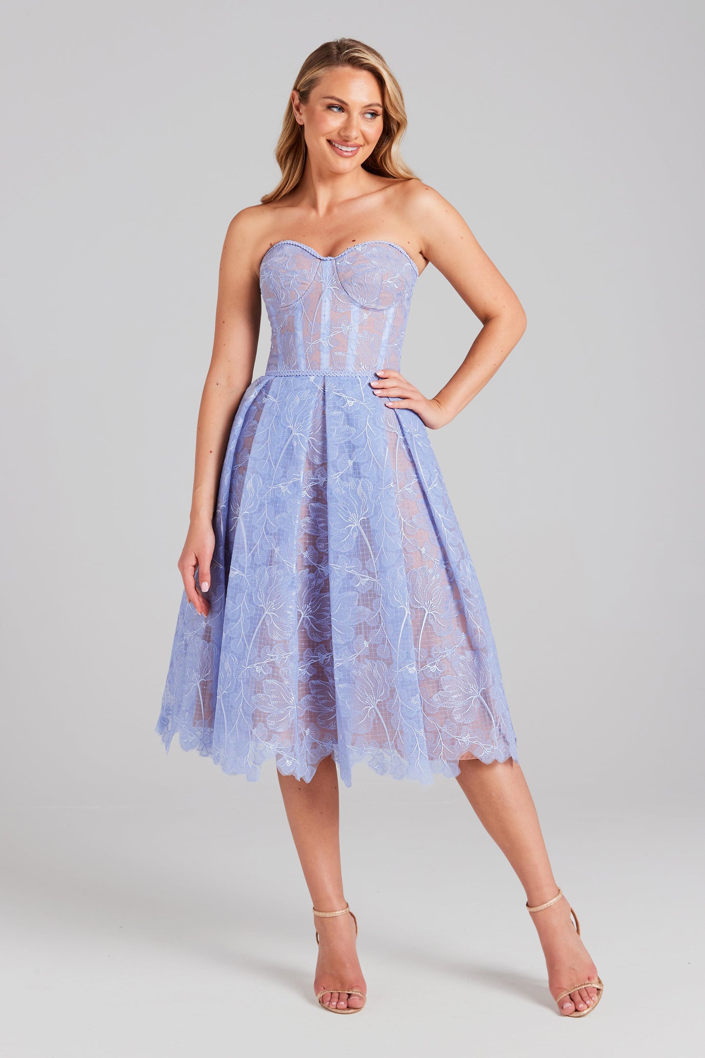 Olivia Blaues Kleid