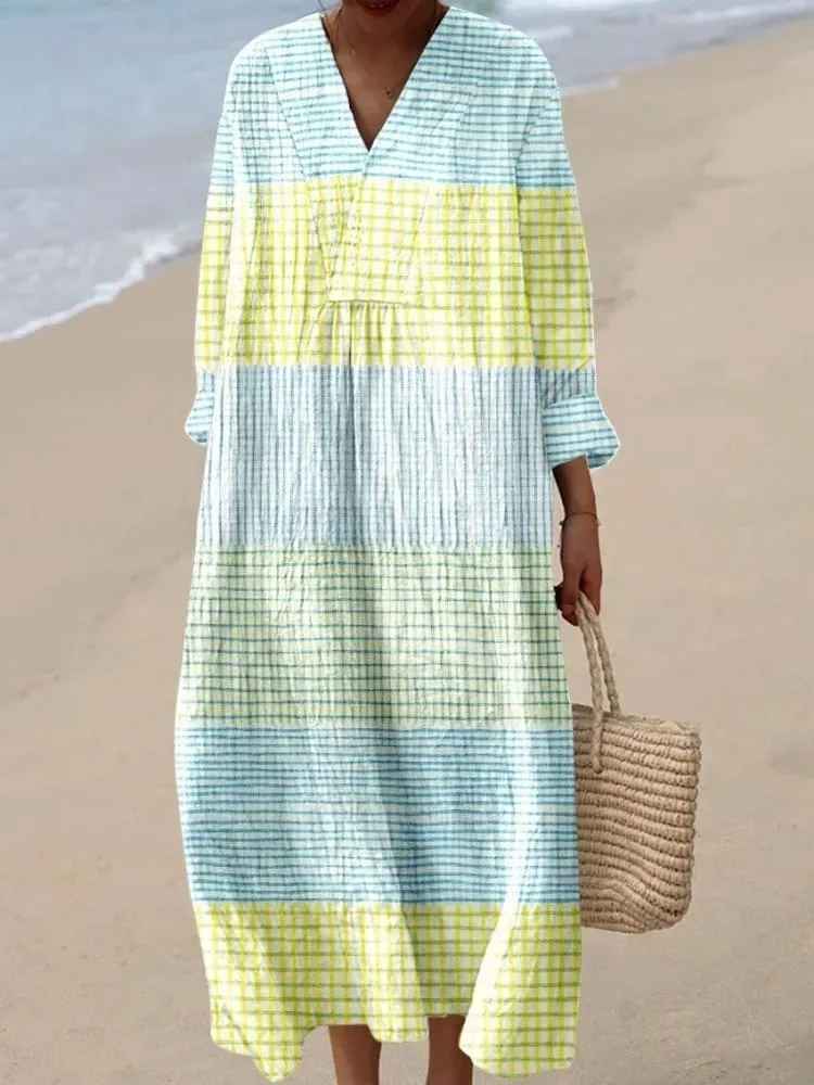 Van Elst Mode® | Sommerbrise bedrucktes Kleid