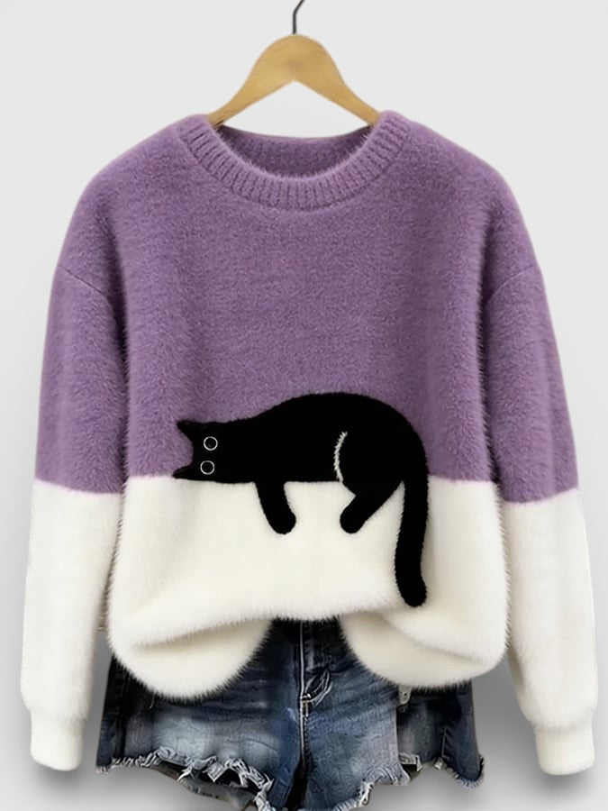 Luna™ | Hoodie mit Katzenprint
