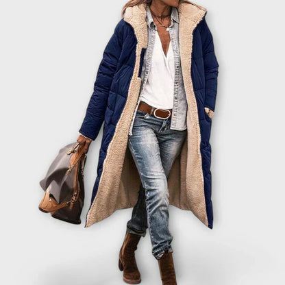 AlpenNord™ | Kuscheliger Fell-Futter Mantel