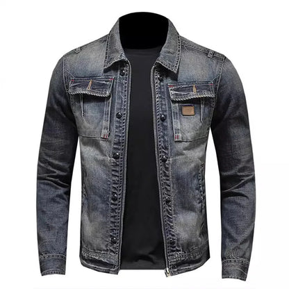 AlpenNord™ | Premium Denim Jacke 75% Baumwolle