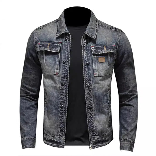 AlpenNord™ | Premium Denim Jacke 75% Baumwolle