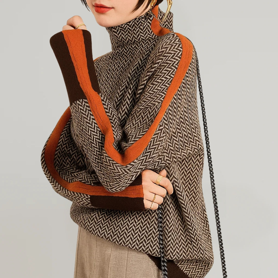 Martina™ | Pullover mit hohem Kragen