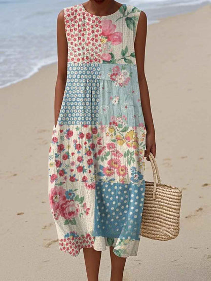 Van Elst Mode® | Sommerliche Blumenkleid