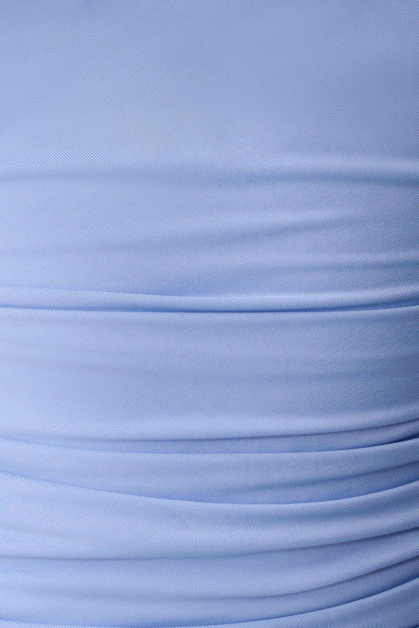 Luu Off Shoulder Slinky Top - Meerblau