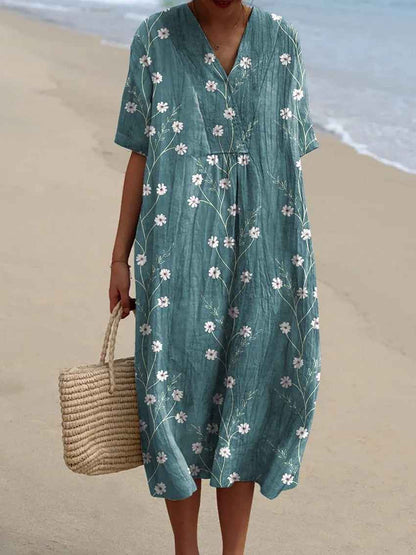 Van Elst Mode® | Sommerbrise Bedrucktes Kleid