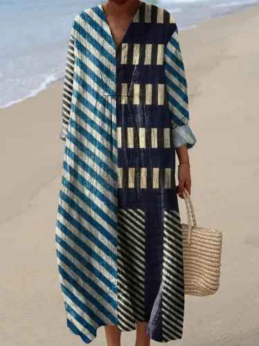 Van Elst Mode® | Sommerbrise bedrucktes Kleid