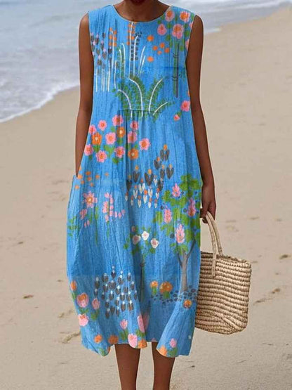Van Elst Mode® | Sommerliche Blumenkleid