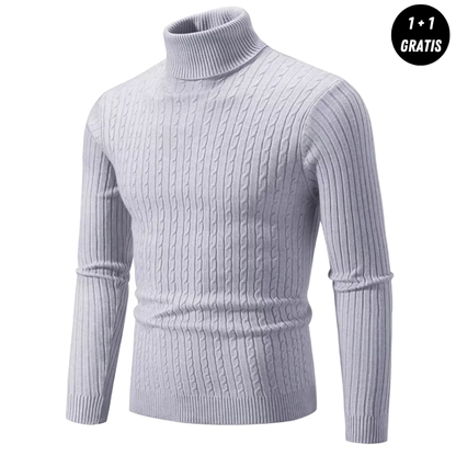 AlpenNord™ | Warmer Strickpullover mit Rollkragen