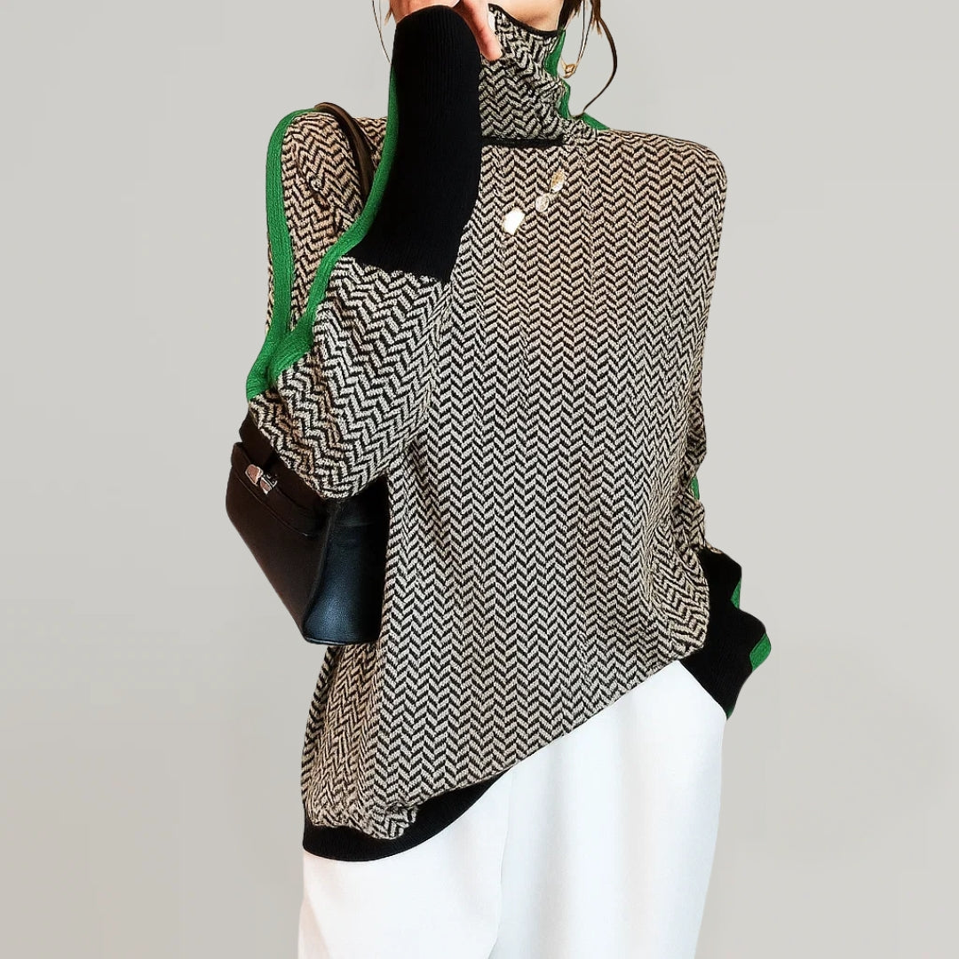 Martina™ | Pullover mit hohem Kragen
