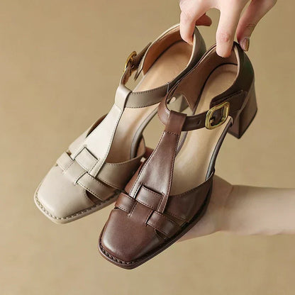 Michela – Mary Janes mit eckiger Kappe