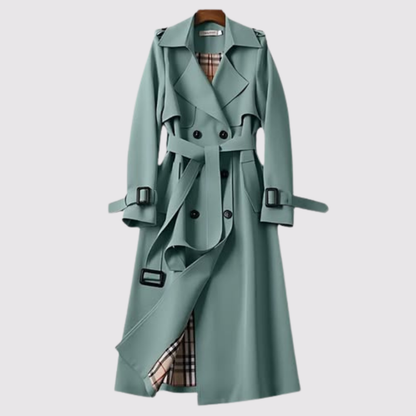 Marena | Eleganter Trenchcoat im zeitlosen Design mit Gürtel