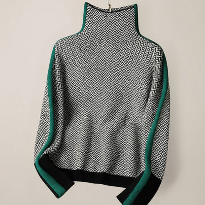 Martina™ | Pullover mit hohem Kragen