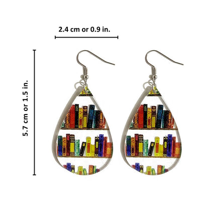 Ohringe für Bücherliebhaber im eleganten Design