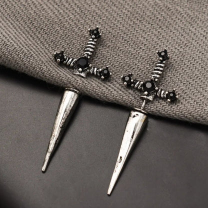 Gothic Schwert Ohringe aus hochwertigem Material