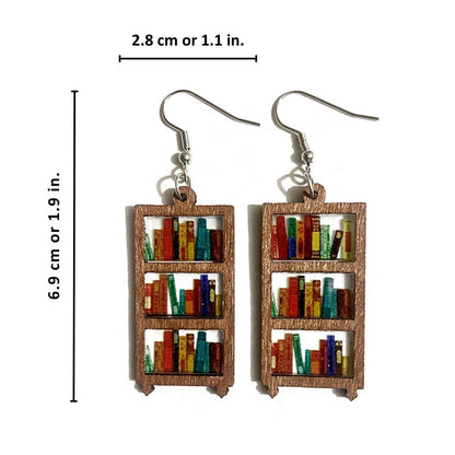Ohringe für Bücherliebhaber im eleganten Design