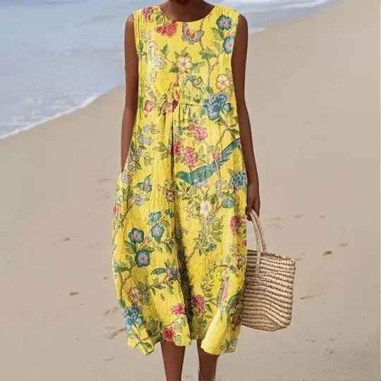 Van Elst Mode® | Sommerliche Blumenkleid